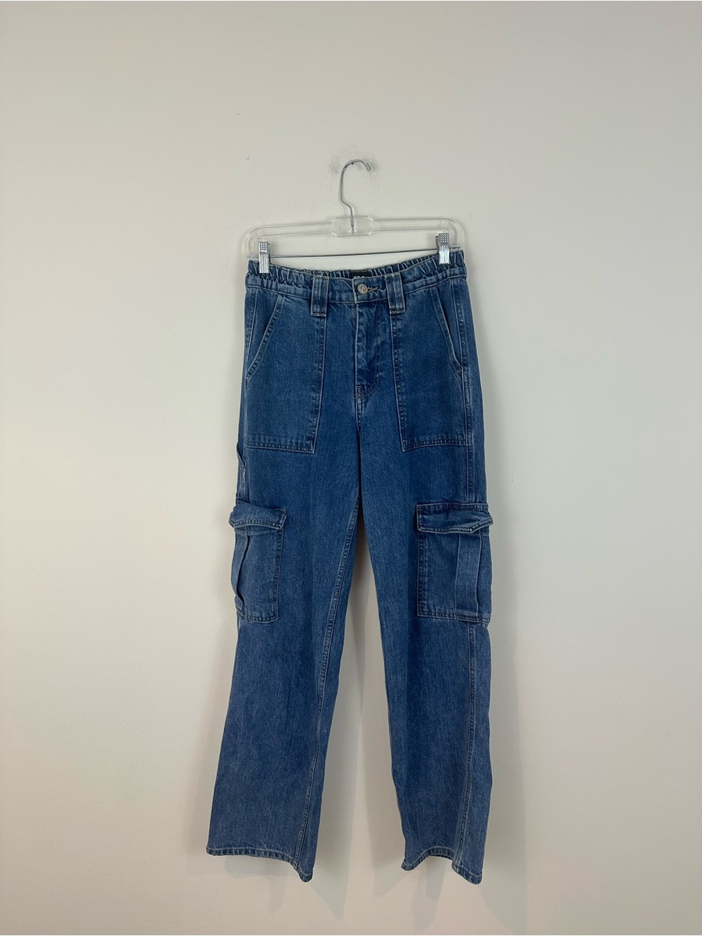 BDG Urban Outfitters Men's Blue Cargo Skate Denim Jeans Size W27 L32